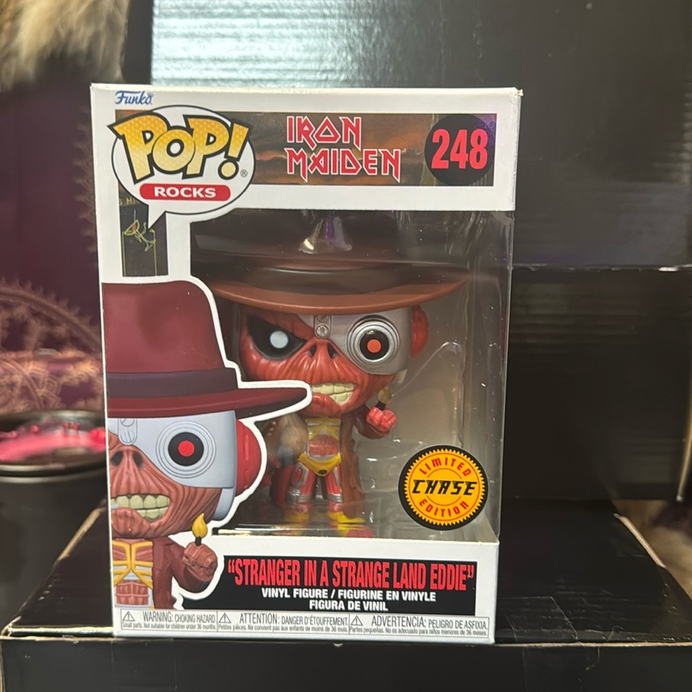 Funko Pop Chase Iron Maiden “Stranger in a Strange land Eddie”